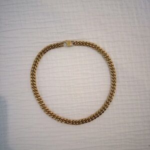 Gold Mini Chain Link Necklace